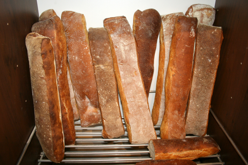 Fabrication du pain rustique